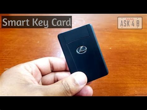 smart access key card|smart key card for lexus.